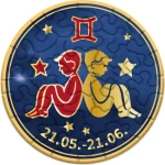 CURIOSI Okrúhle puzzle Zverokruh: Blíženci
