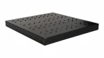 Equip 19" polica čierna / Polica do racku / 1U / hĺbka 500 mm / nosnosť 100 kg (EZVS-19-1-50-B)