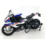 Welly Motocykel BMW S1000RR 1:12 biela