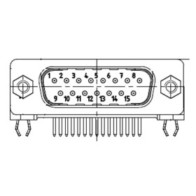 Molex 1731091909 zástrčka D-SUB Pólov: 37 spájkovacie piny 1 ks; 1731091909