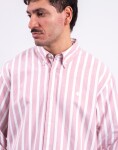 Carhartt WIP L/S Deven Shirt Deven Stripe, Oxide Red S