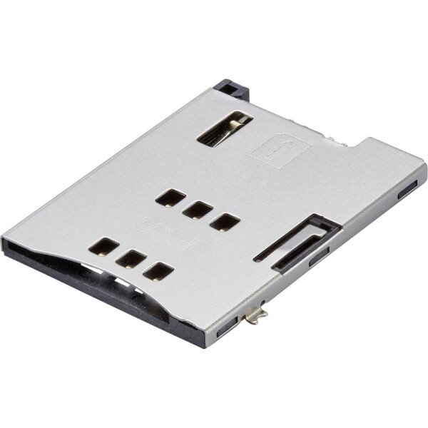 Molex Slot pre SIM kartu Počet pólov 6 Raster (rozteč): 2.54 mm 475532001 600 ks Tape on Full reel; 475532001
