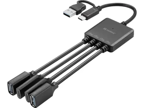 Sandberg USB-C/A to 2A+2C Splitter (136-81)