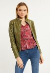 Bunda Monnari Biker Jacket With Stand-Up Collar Bottle Green