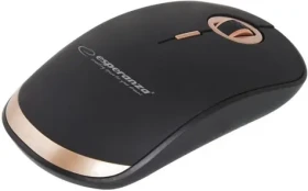 Esperanza ACRUX EM127 bezdrôtová optická myš čierno-zlatá / 1600 dpi / USB 2.0 (PERESPMYS0111)