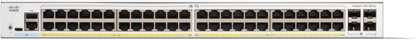 Cisco Catalyst C1200-48P-4G-RF sieciowe połączenia Zarządzany L2/L3 Gigabit Ethernet (10/100/1000) Wsparcie PoE Biely