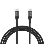 Dudao Dátový kábel L3CC / USB-C / USB-C / 60W / 1.2 m / čierna (181521)