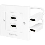 LogiLink AH0015 HDMI adaptér [1x HDMI zásuvka - 2x HDMI zásuvka] biela; AH0015