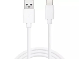 Sandberg USB-C USB-A 2.0 1M SAVER biela / kábel USB-A na USB-C