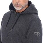 Bushman Pánska mikina Jeff, tmavo šedá S