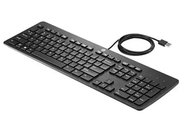HP USB Slim Business Keyboard čierna / Drôtová klávesnica / USB / PT (803181-131)