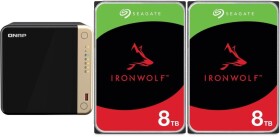 Qnap TS-464-8G + 2x Seagate IronWolf 8TB (ST8000VN004)