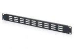 Digitus 19" čierna (DN-97693) / Krycí panel 1U / plný / oceľový plech (DN-97693)