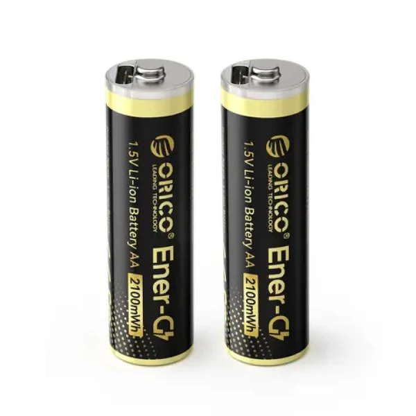 Orico Ener-G EG5C / Nabíjacia batéria / AA / 1,5 V / 2100mWh / USB-C / 2 ks