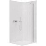 CERANO - Sprchová zástena Walk-in Onyx YL/P - 8 mm - chróm, ryhované sklo - 90x200 CER-8050BD1259