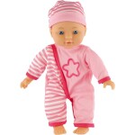 Teddies Bábika bábätko 30 cm s mäkkým telom ružová