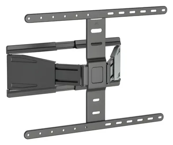 Equip 43"-90" čierna / Nástenný držiak TV / naklápací a výklopný / VESA 600x400 / nosnosť 50 kg (650344)