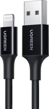 Ugreen 80822 Kábel USB-A 2.0 (M) - Lightning (M) 1m čierna (6957303888221)
