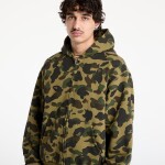 Mikina A BATHING APE 1St Camo Heavy Wash Cropped Fit Zip Hoodie UNISEX Green XL