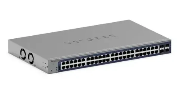 Netgear GS752TXUP / Switch / 48x Gigabit RJ-45 / PoE / Šedá (GS752TXUP-300EUS)