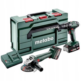 Metabo Sada COMBO 18V SB 18 + W 18 L 9-125 1*2.0AH 1*4.0AH