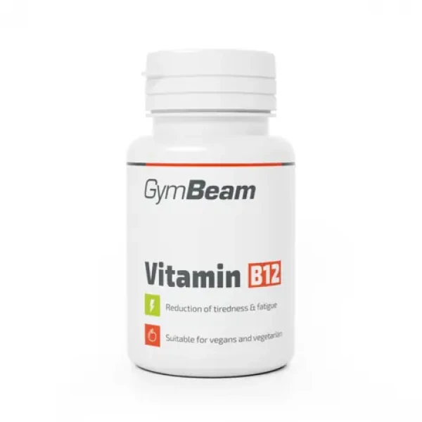 Vitamín B12 (kobalamín) - GymBeam (bez príchuti, 90 tab.) (29691-1-90-tab)