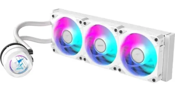 GIGABYTE AORUS WATERFORCE II 360 ICE biela / Vodný chladič CPU / 3x 120 mm / 36.9 dB / 64.95 CFM / AMD + Intel (AORUS WATERFORCE II 360 ICE)