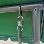 Mamido Záhradná hojdačka XXL s motívom lístia