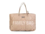Childhome Family Bag Puffered Beige / Cestovná taška / 55 x 40 x 18 cm (CWFBPBE)