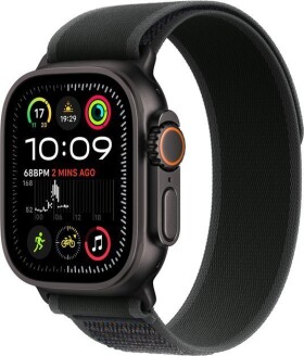Apple Watch Ultra 2 GPS + Cellular 49mm Black Titanium Case Trail Loop M/L Čierny (MX4V3EL/A)