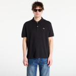 Tričko LACOSTE Short Sleeved Ribbed Collar Shirt Black 6