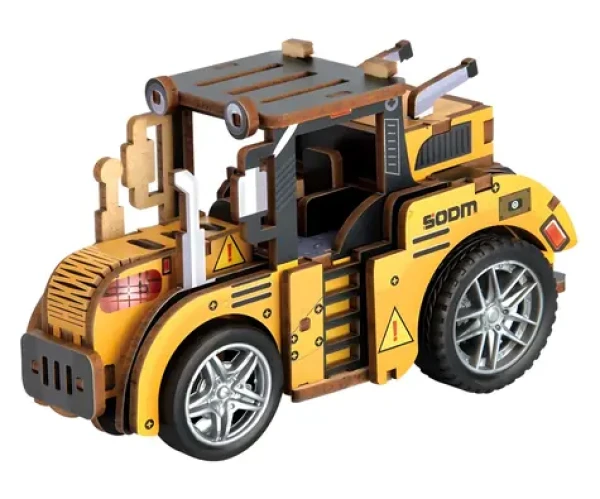 2KIDS TOYS 3D drevená skladačka Traktor