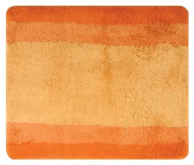 Spirella BALANCE kúpeľňová predložka oranžová / Kúpeľňová predložka / 55 x 65 cm / polyester / protišmyková