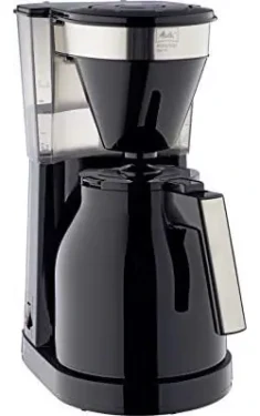 Melitta EasyTop II Therm 1023-08 čierna / Kávovar na prekvapkávanú kávu / Termo kanvica / 1080 W / 10 šálok (10-2308)
