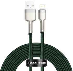 Baseus CALJK-B06 Kábel USB-A (M) - Lightning (M) 2 m zelená (CALJK-B06)