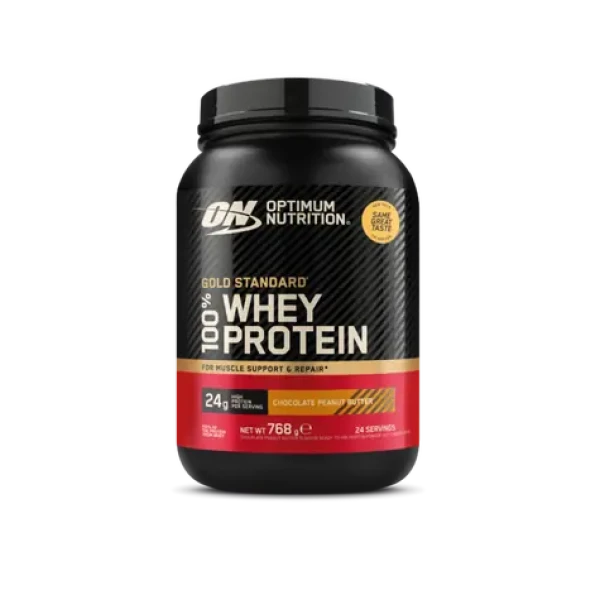 100% Whey Gold Standard - Optimum Nutrition (čokoláda arašidové maslo, 768 g) (4248-106-768g-chocolatepeanutbutter)