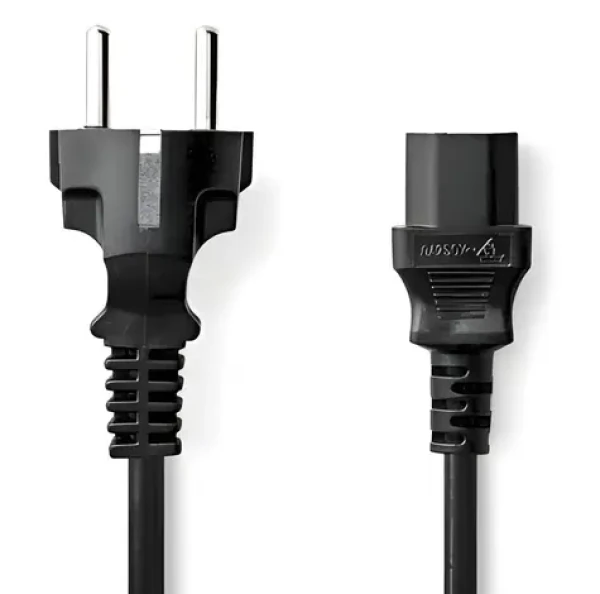 Nedis napájací kábel 10 m čierna / Napájací kábel / IEC-320-C13 / Schuko / priamy / 10A (CEGL10030BK100)