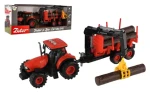 TEDDIES Traktor Zetor s vlekom a nakladacím ramenom