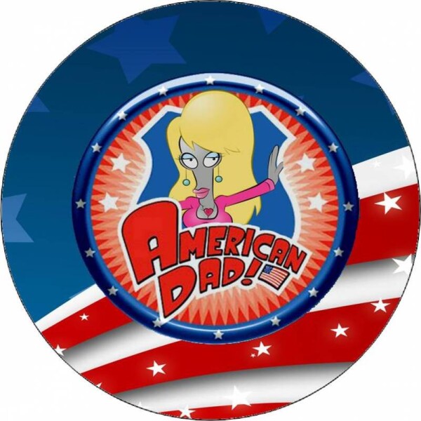 Jedlý papier Americký tatí logo 19,5 cm - Pictu Hap - Pictu Hap