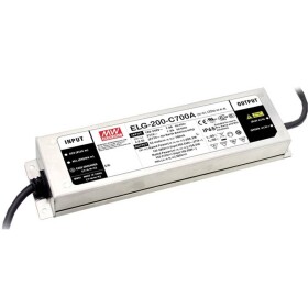 MEAN WELL ELG-200-C1400B-3Y LED driver konštantný prúd 198.9 W 1400 mA 71 - 142 V/DC stmievací funkcie 3v1, stmievateľný, montáž na nehorľavom povrchu,; ELG-200-C1400B-3Y