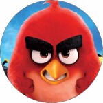 Jedlý papier Angry birds bežiaci 19,5 cm - Pictu Hap - Pictu Hap