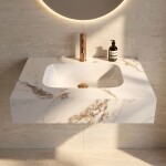 REA - Nástenné umývadlo Aresa Cold Jade 70 REA-U9974