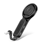 USAMS SJ274 Dual Lightning Ring Holder Adapter čierna (6958444962474)