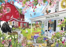 BlueBird Puzzle Farma Spring Green