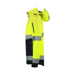 Dvojfarebná pánska bunda Rimeck EN ISO 20471 Softshell MLI-T5297 fluorescenčná žltá