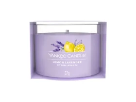 Yankee Candle Lemon Lavender plnená votívna sviečka v skle 37g / doba horenia: až 10h (5038581130507)