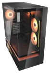 COUGAR CFV235 Black Vision čierna / Skriňa / Midi Tower / tvrdené sklo / ARGB / LCD displej 9,16” (CGR-2DA4B-V)