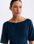Thinking MU Navy Hemp Kieran Dress NAVY XS