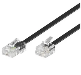 MicroConnect Modulárny kábel RJ11 - RJ45 15m čierna (MPK463S)