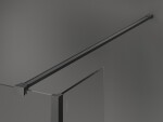 MEXEN/S - Kyoto Sprchová zástena WALK-IN 110 x 85 x 30, transparent, grafit metal 800-110-085-221-95-00-030